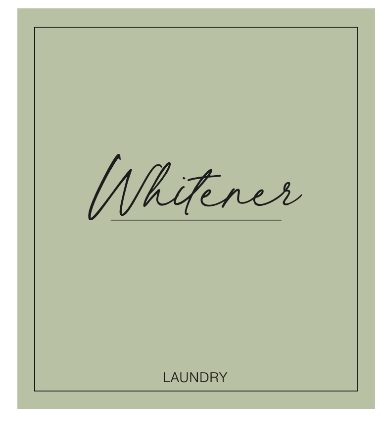 Whitener Label