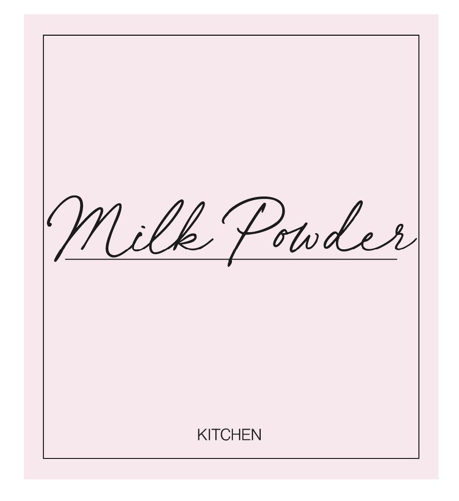 Milk Powder Label