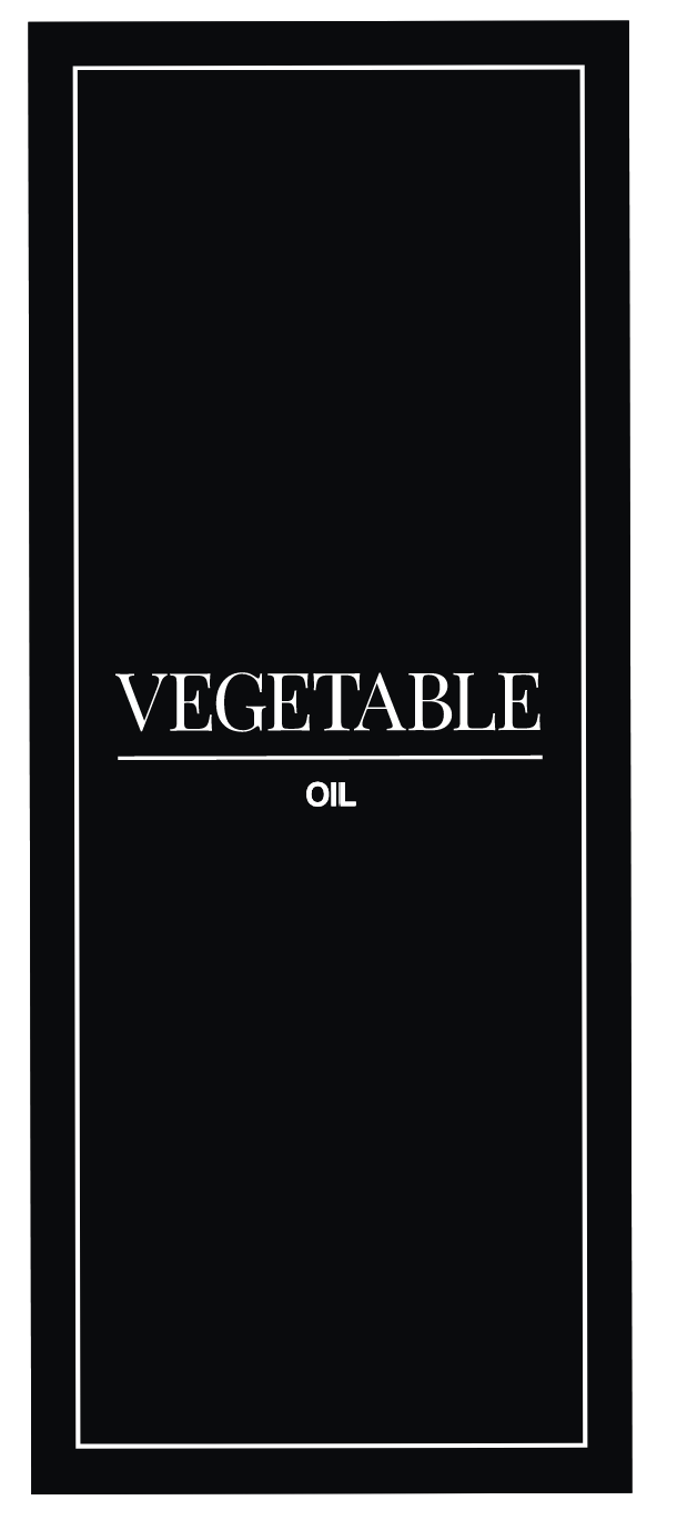 Vegetable Oil Label