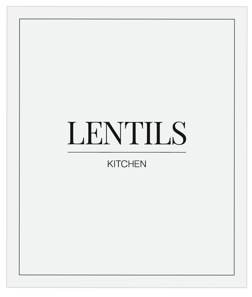 Lentils Label