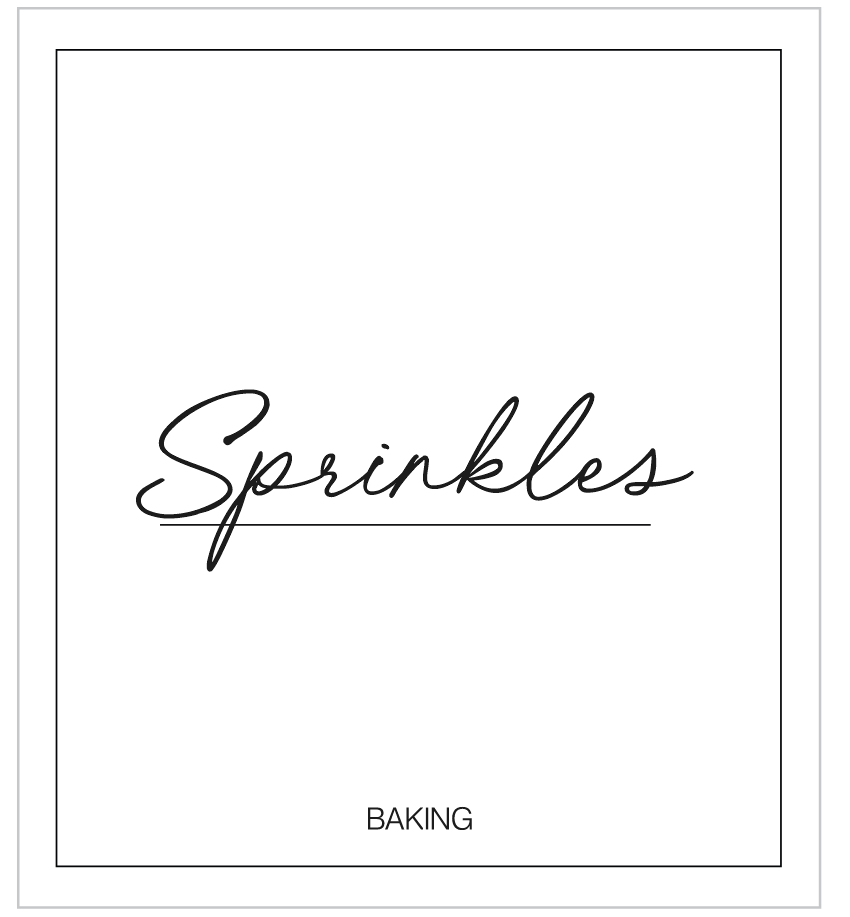 Sprinkles Label
