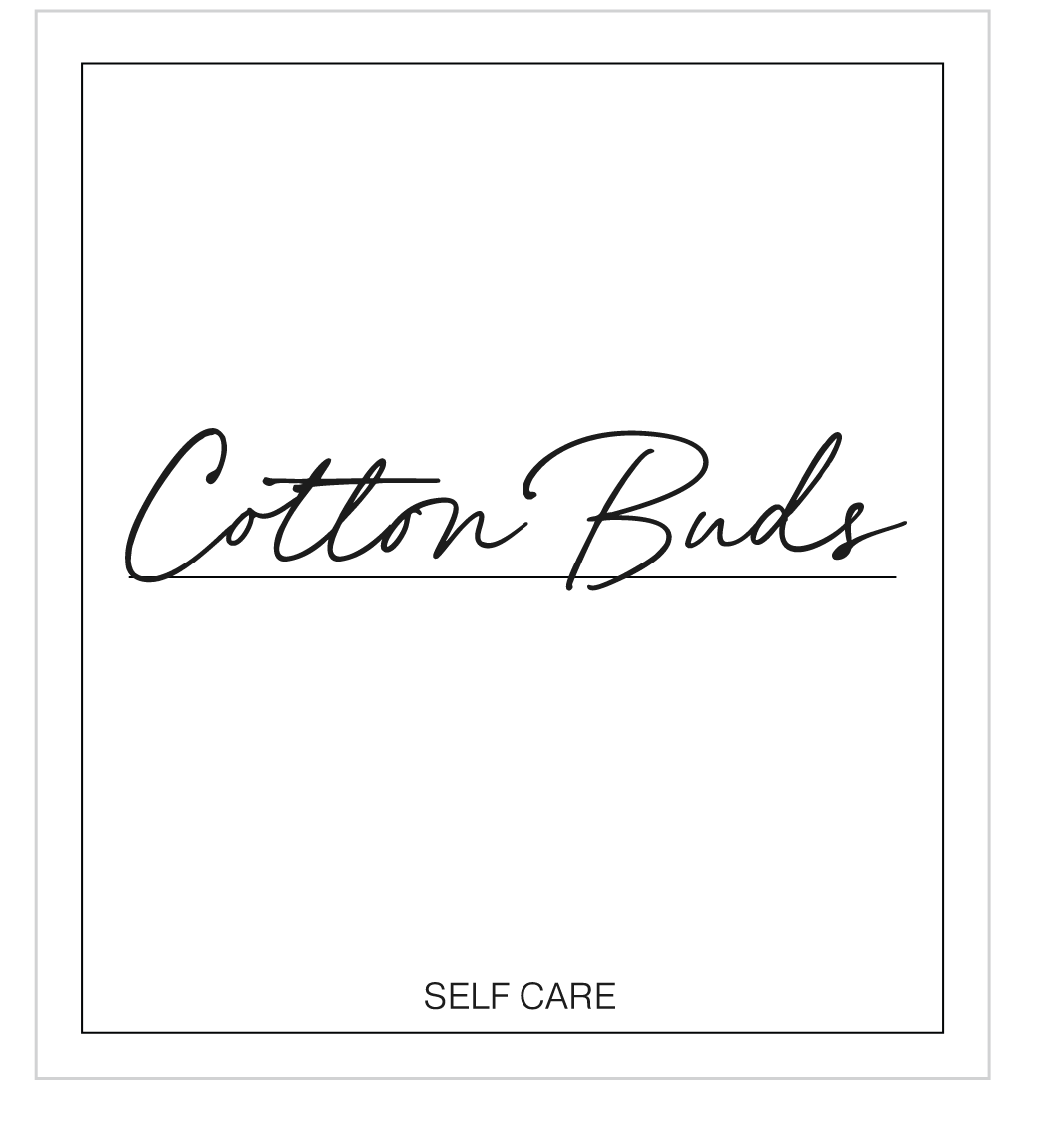 Cotton Buds Label