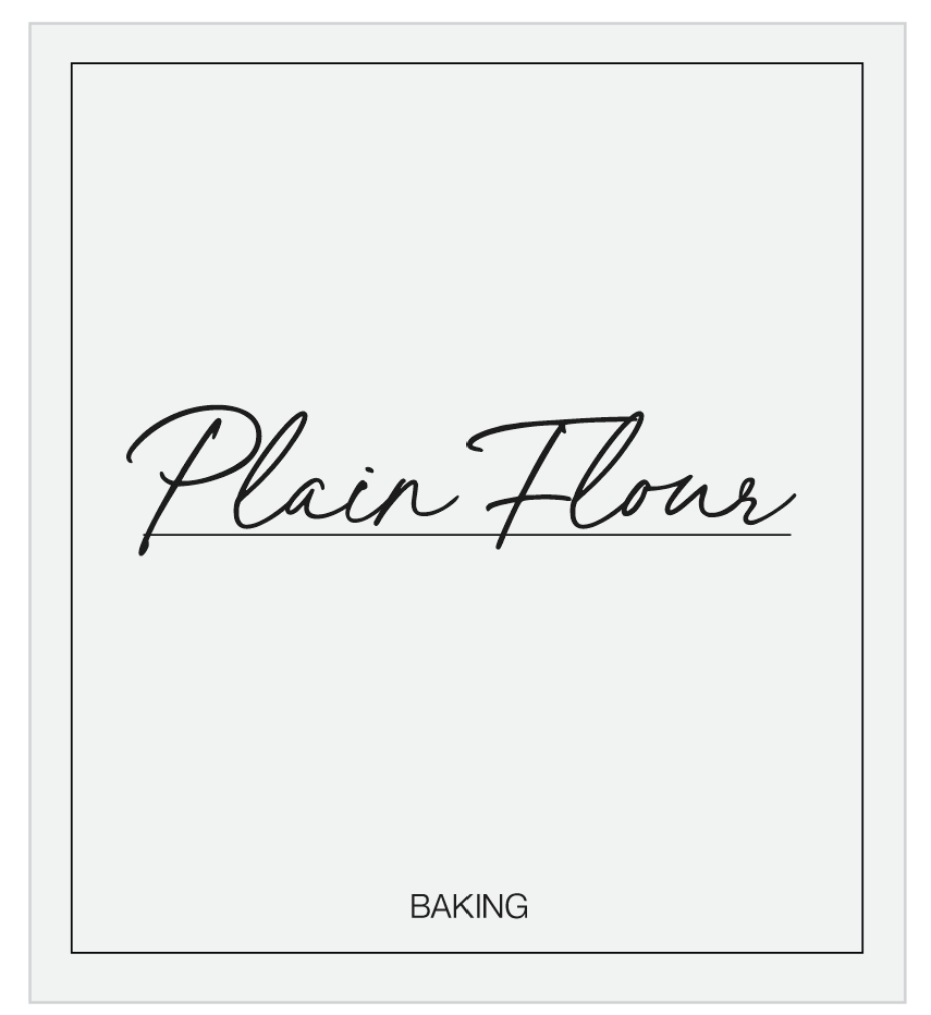 Plain Flour Label