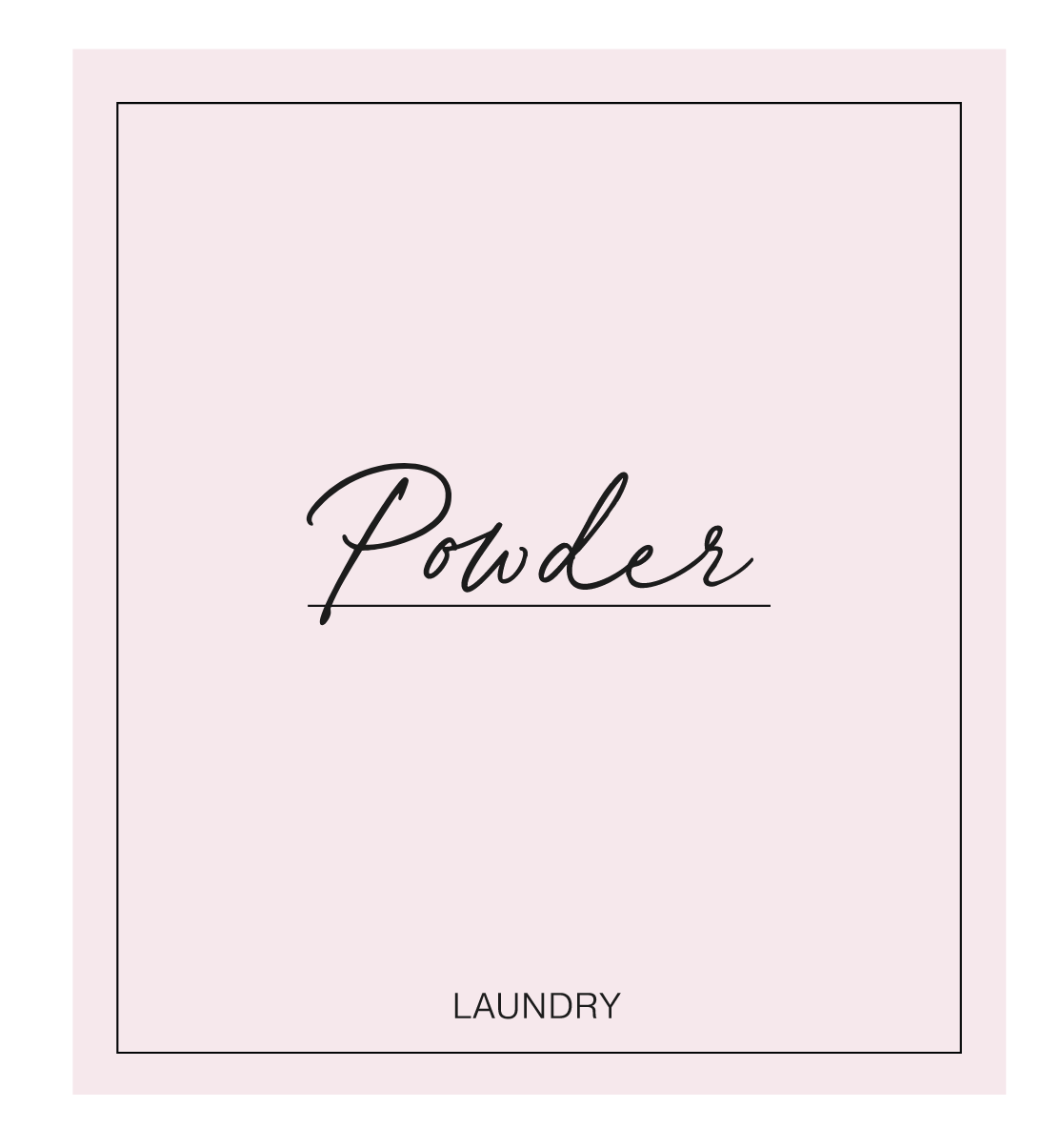 Powder Label