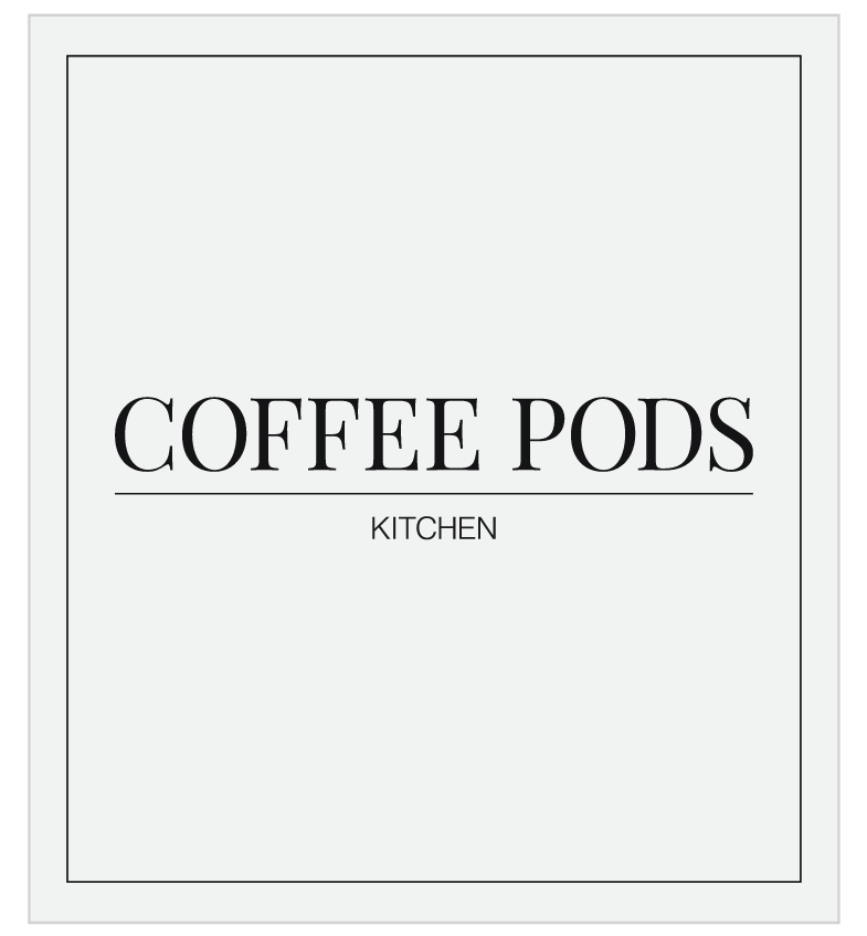 Coffee Pods Label