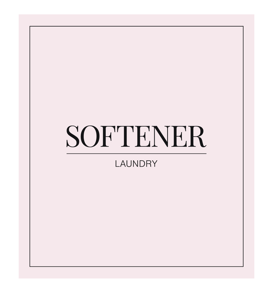 Softener Label
