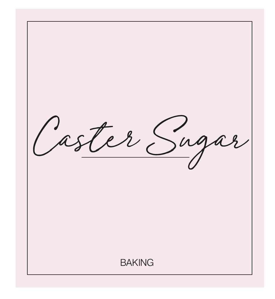 Caster Sugar Label