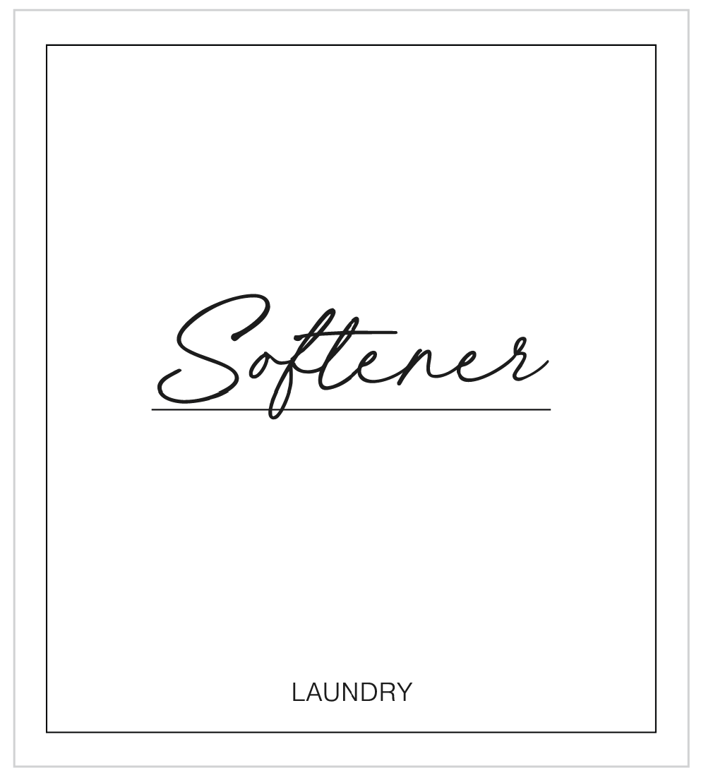 Softener Label