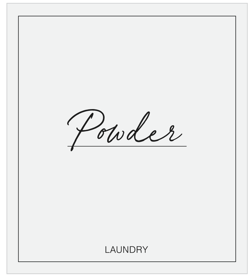 Powder Label