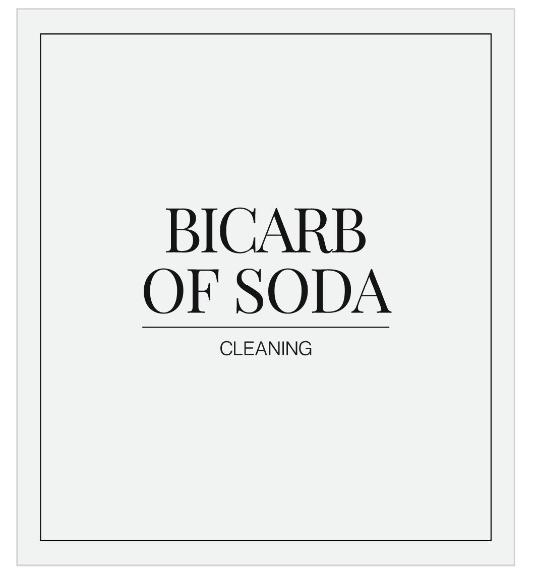 Bicarb Of Soda Label
