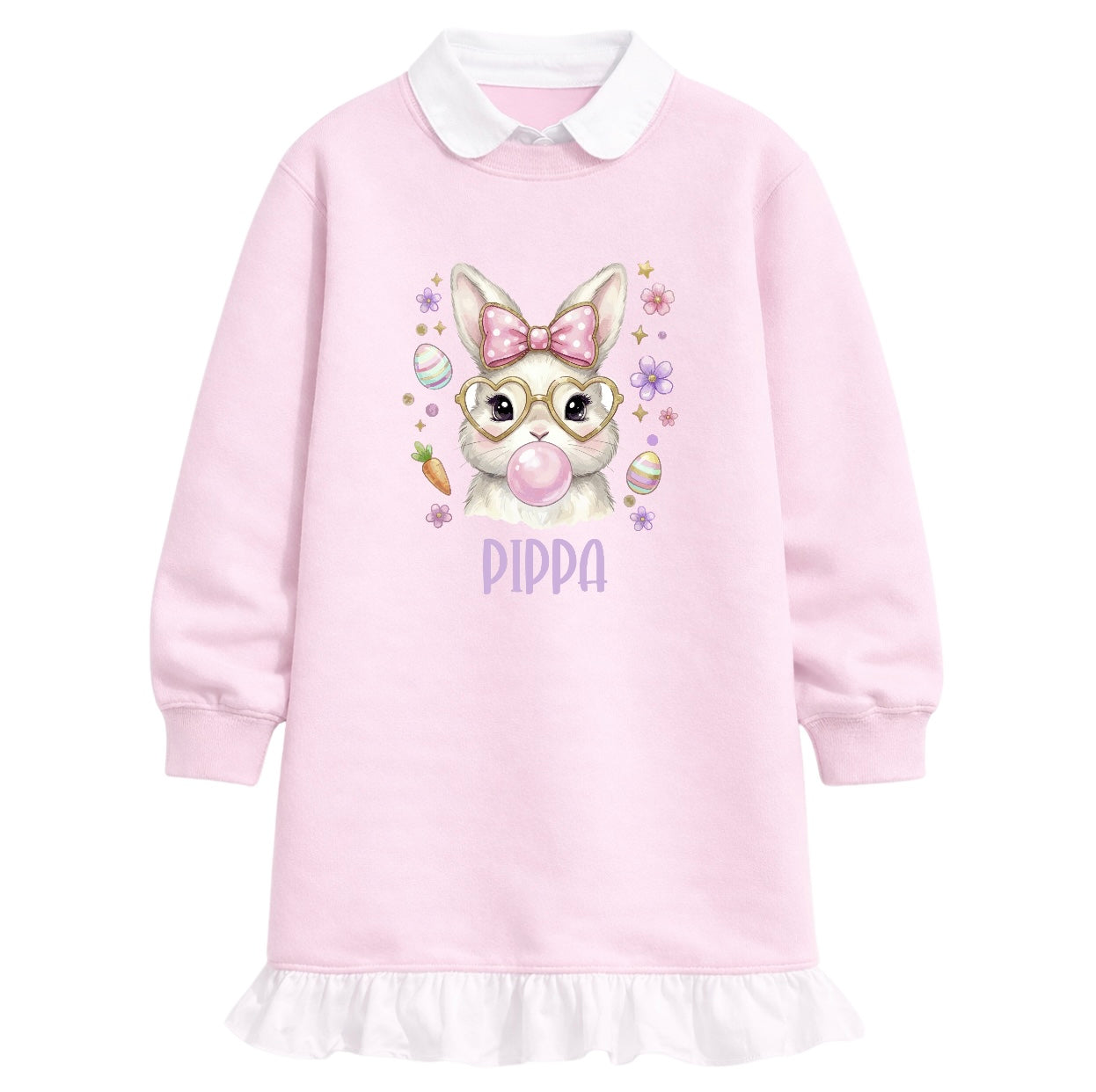 Cute Bunny Label (Iron On)