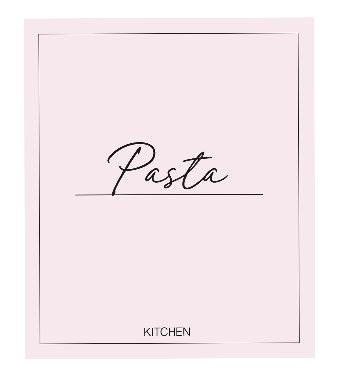 Pasta Label