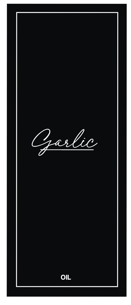 Garlic Oil Label