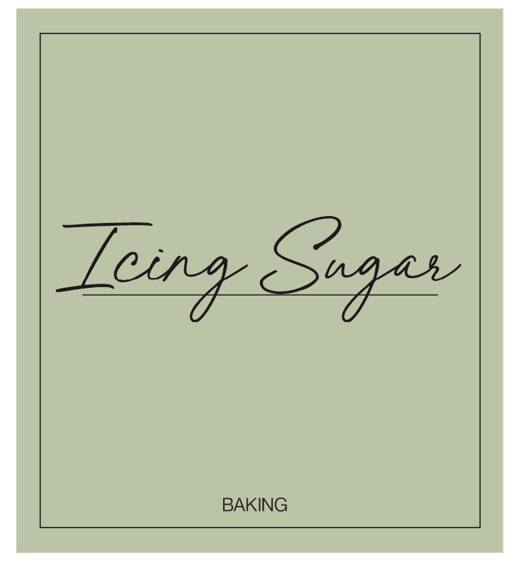 Icing Sugar Label