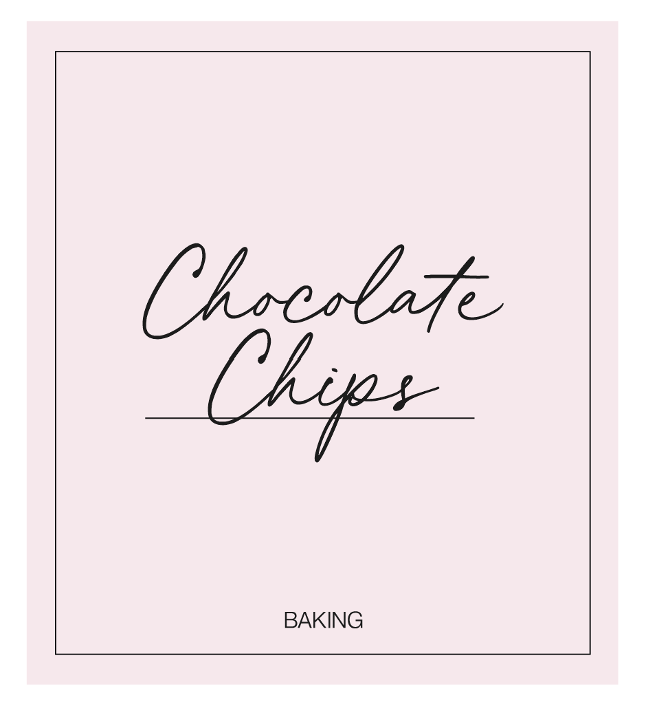 Chocolate Chips Label