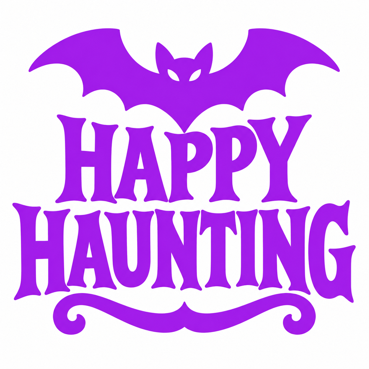 Happy Haunting Label