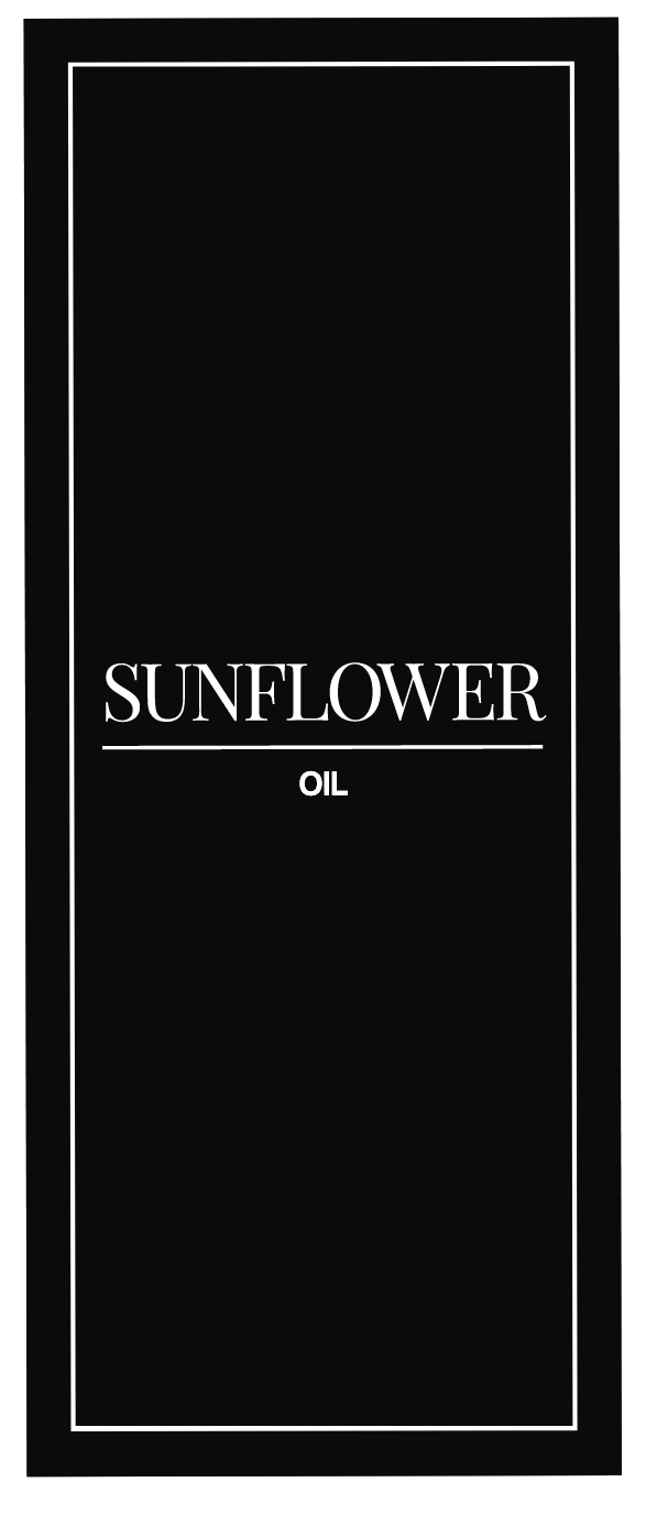 Sunflower Oil Label