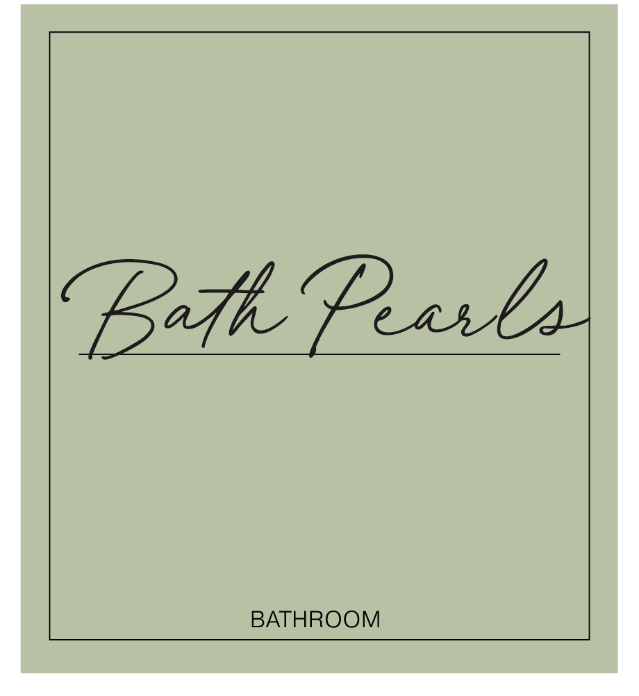 Bath Pearls Label