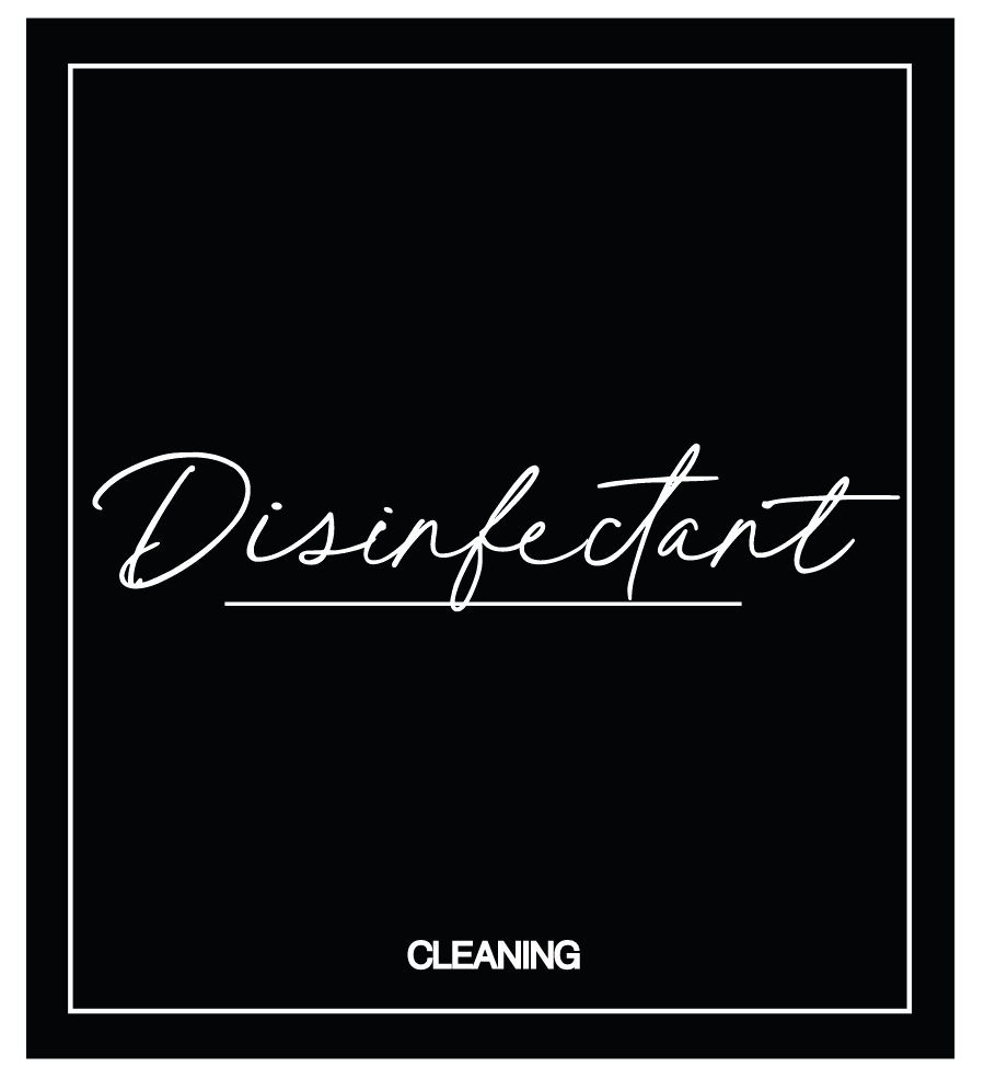 Disinfectant Label