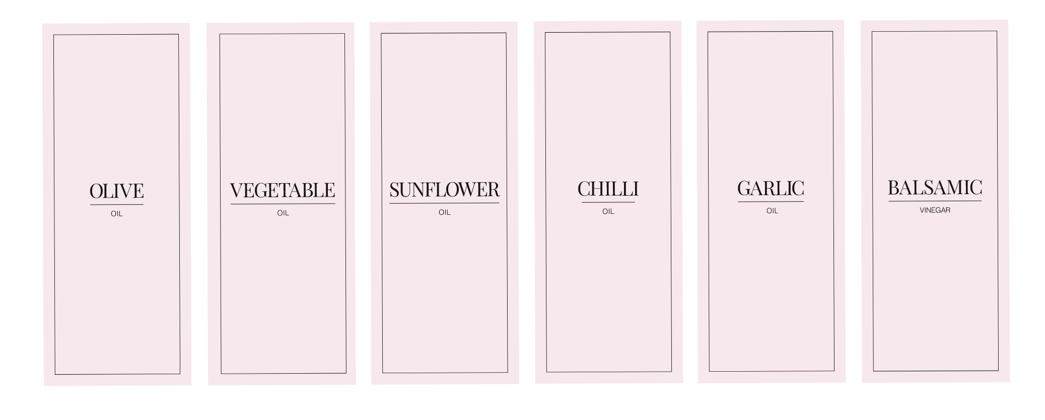 Minimalistic Oil Bundle