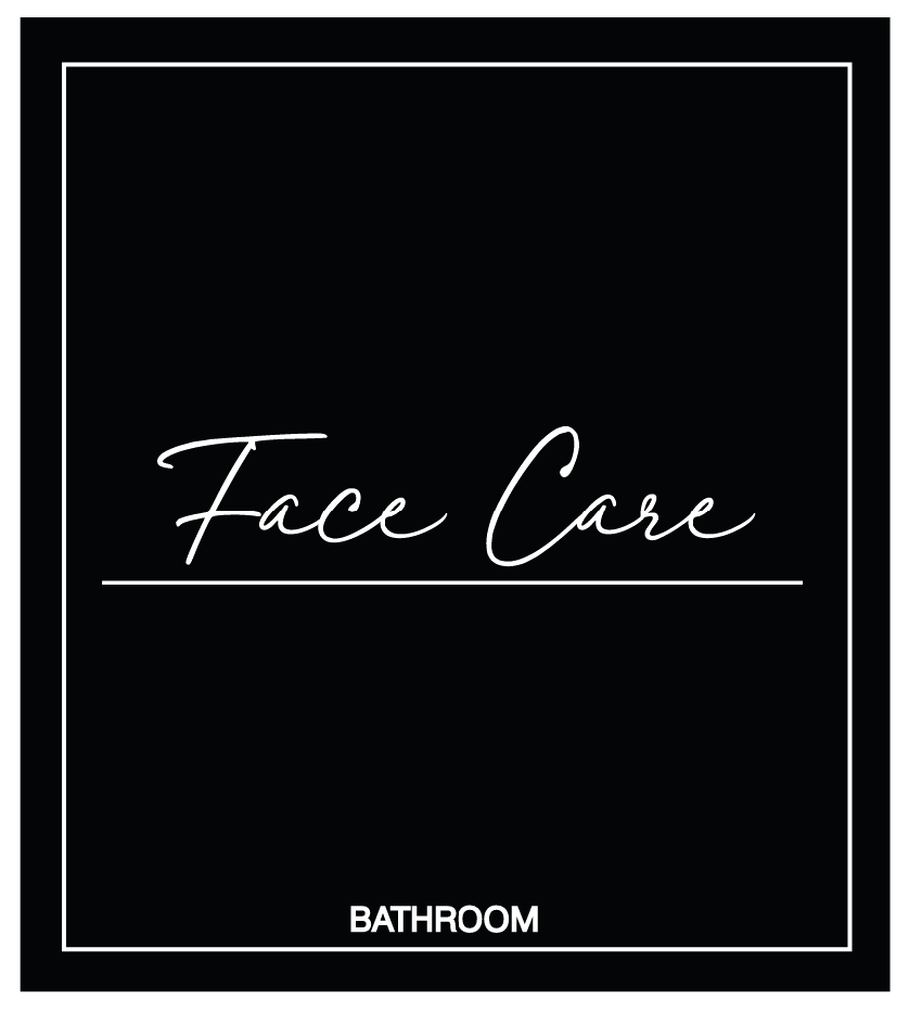 Face Care Label