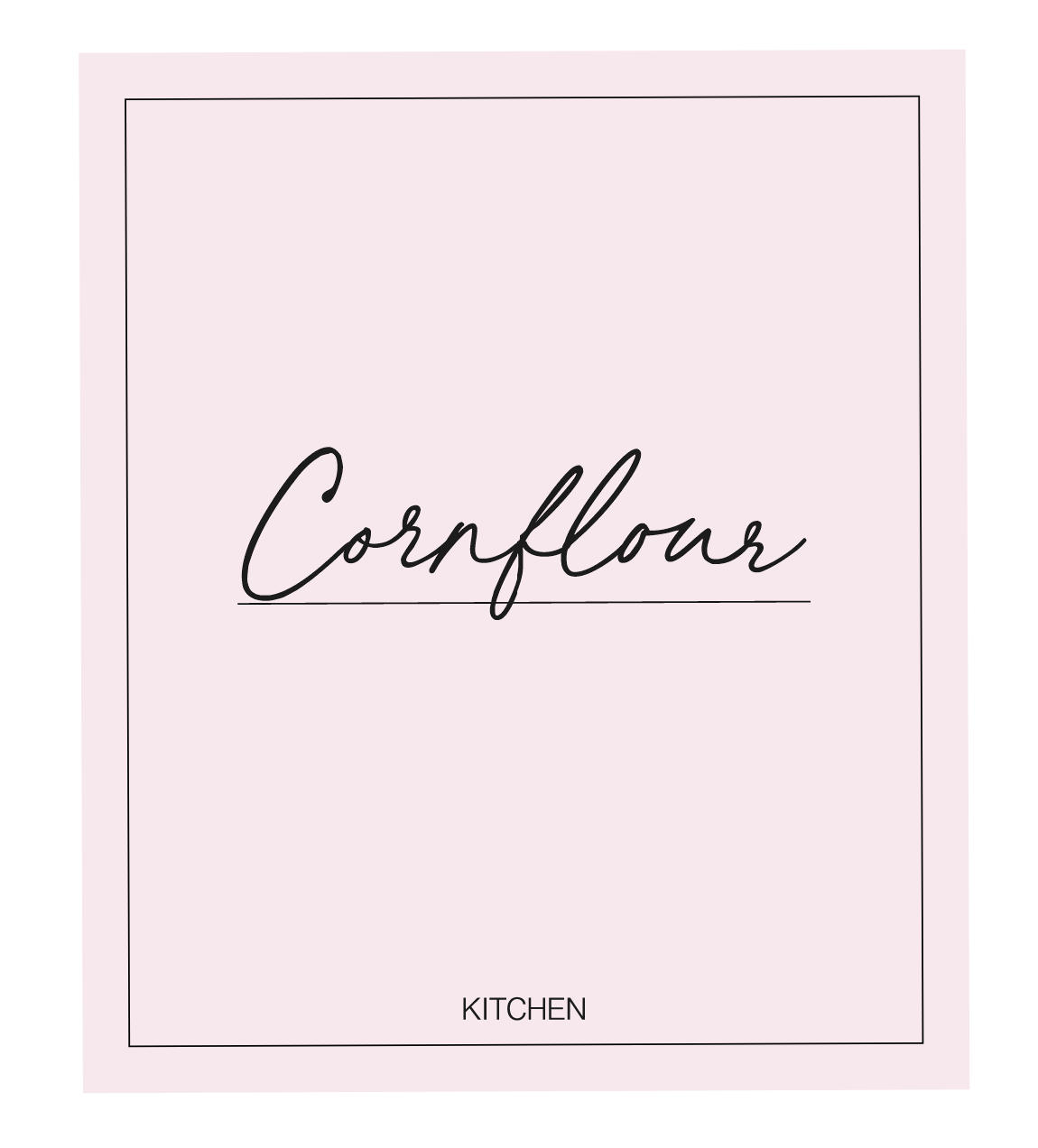 Cornflour Label