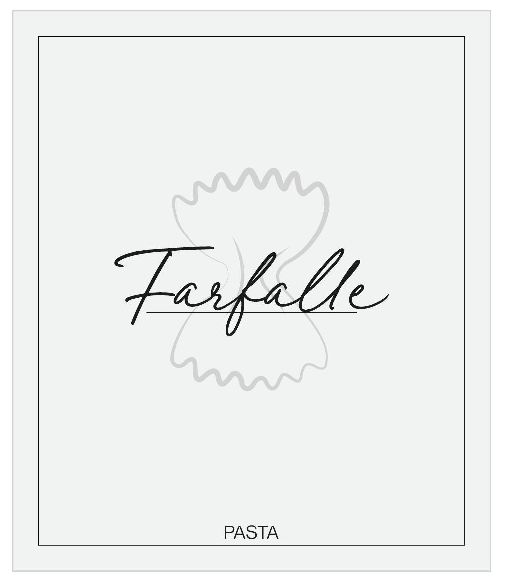 Farfalle Label