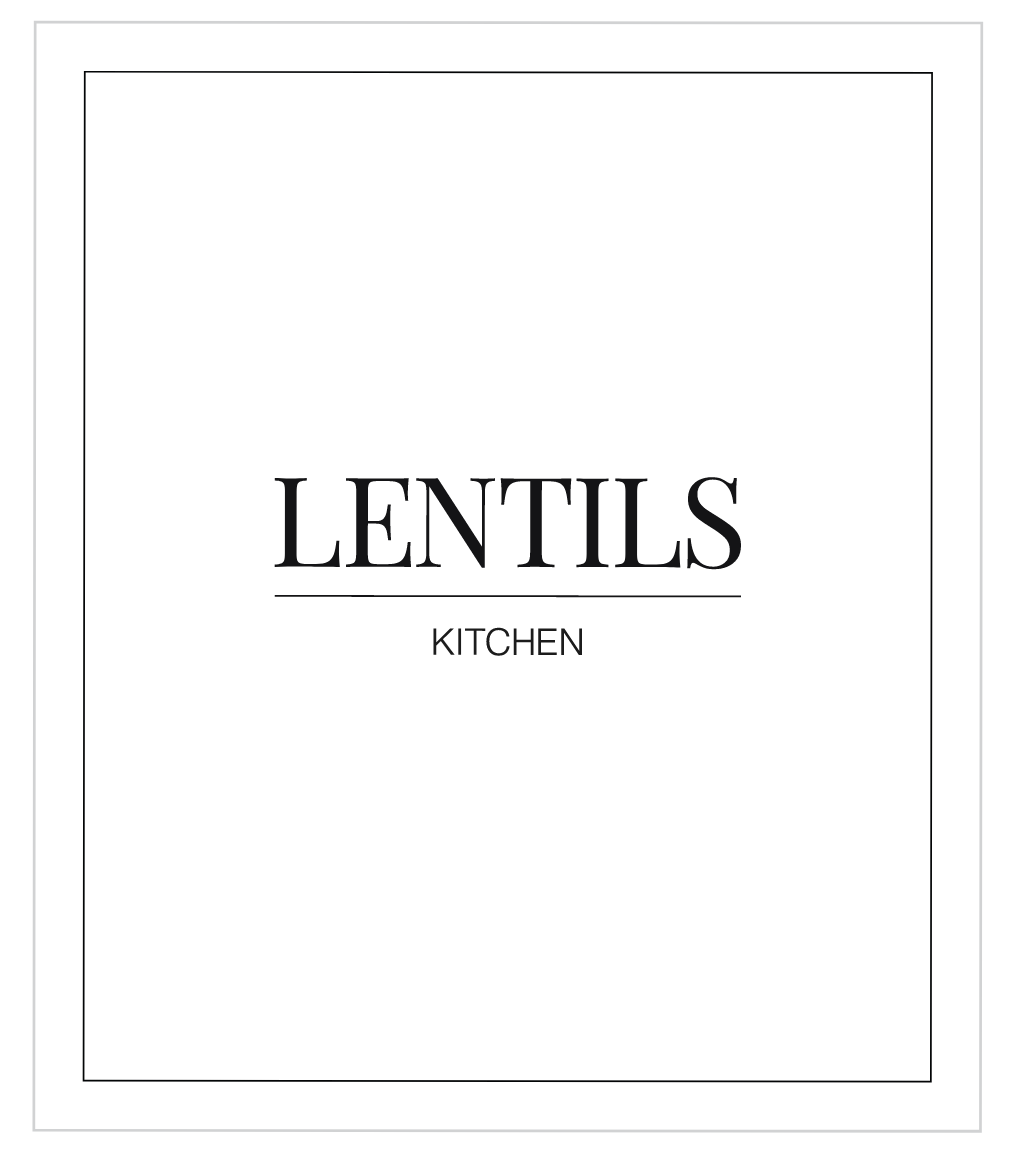 Lentils Label
