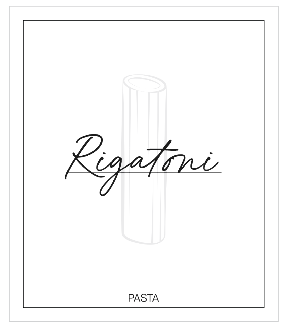 Rigatoni Label