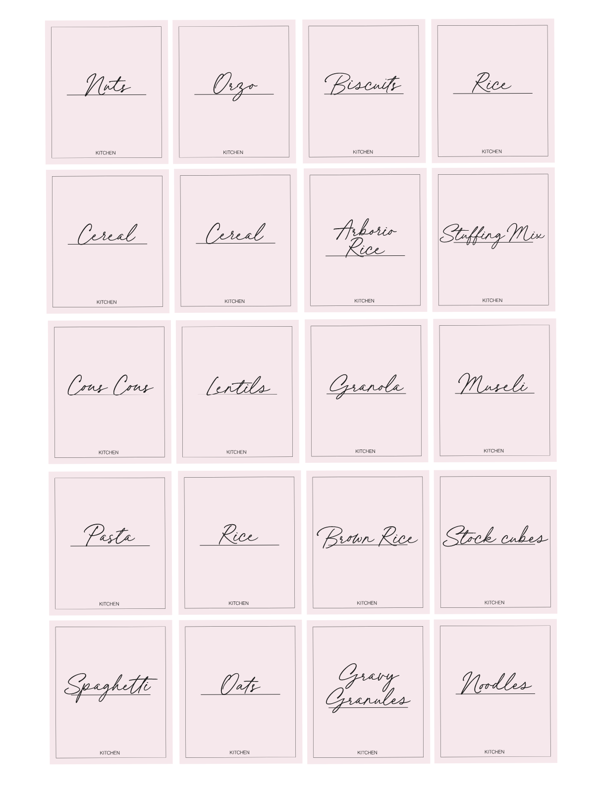 Minimalistic Kitchen Bundle