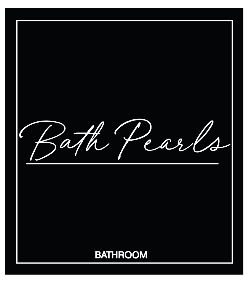 Bath Pearls Label