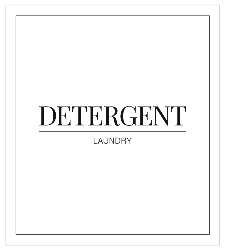 Detergent Label