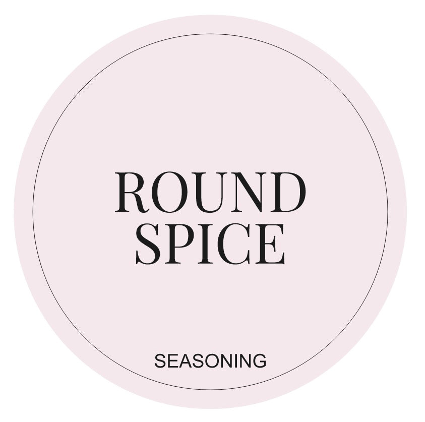 Round Spice Custom Label