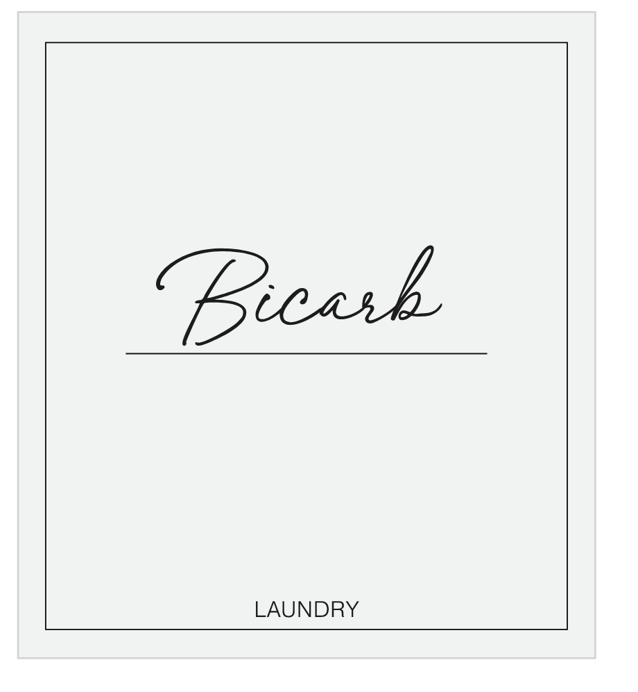 Bicarb Label