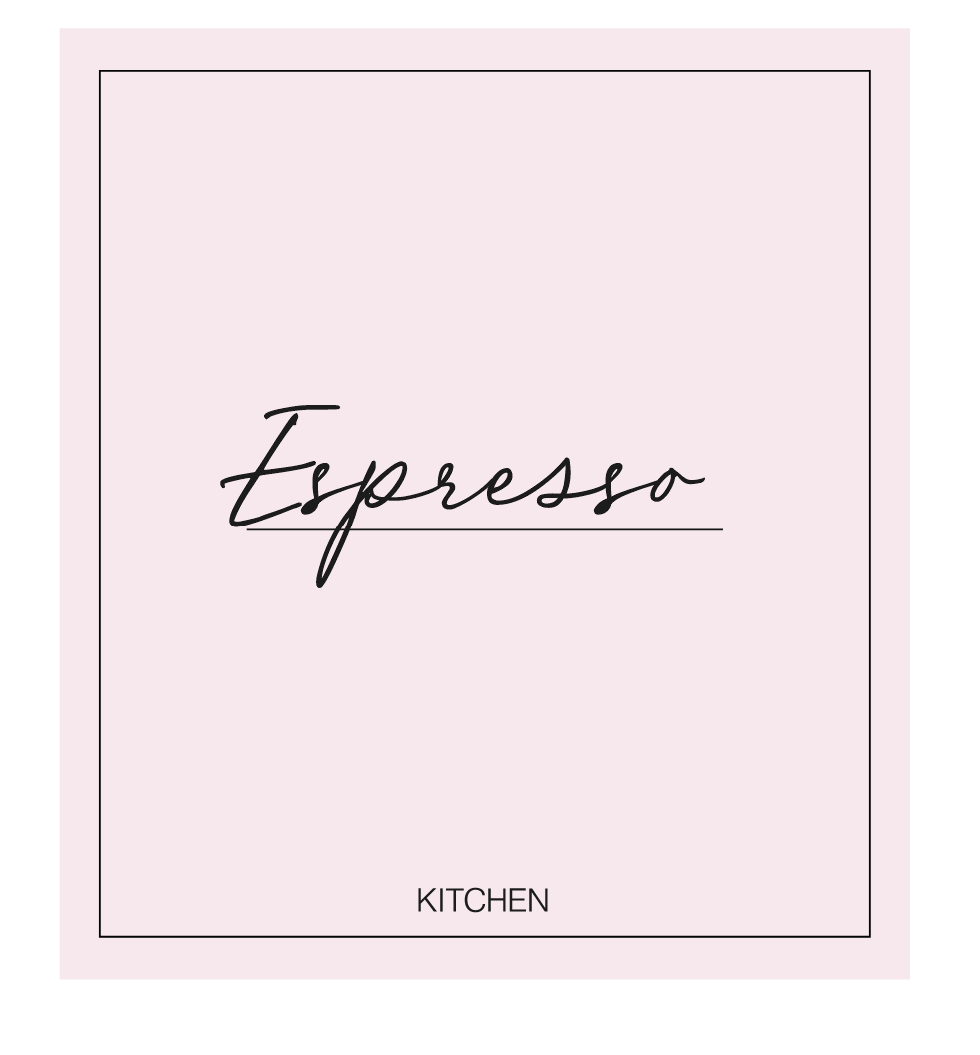 Espresso Label