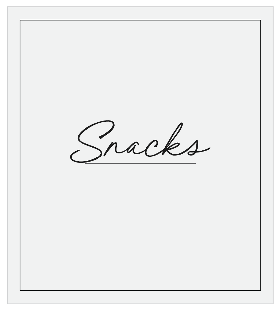 Snacks Label