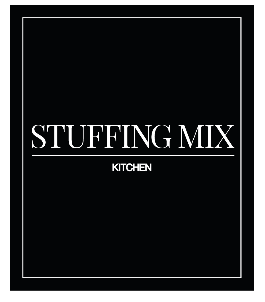 Stuffing Mix Label