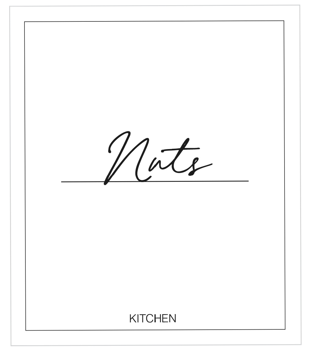 Nuts Label
