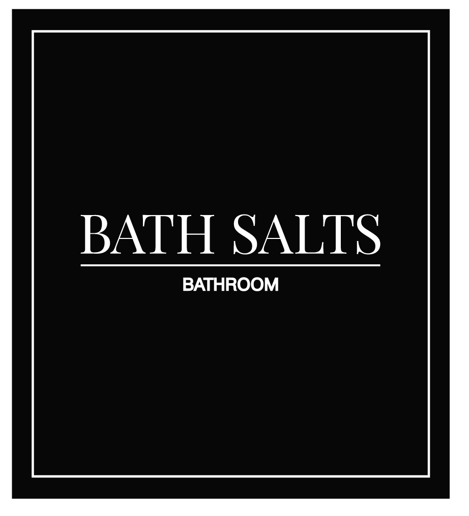 Bath Salts Label