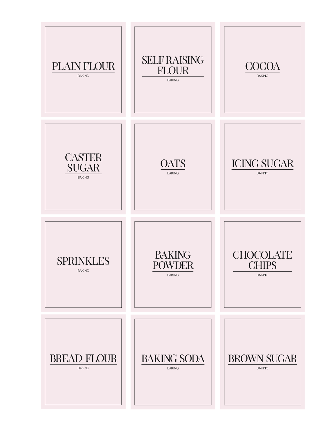 Minimalistic Baking Bundle