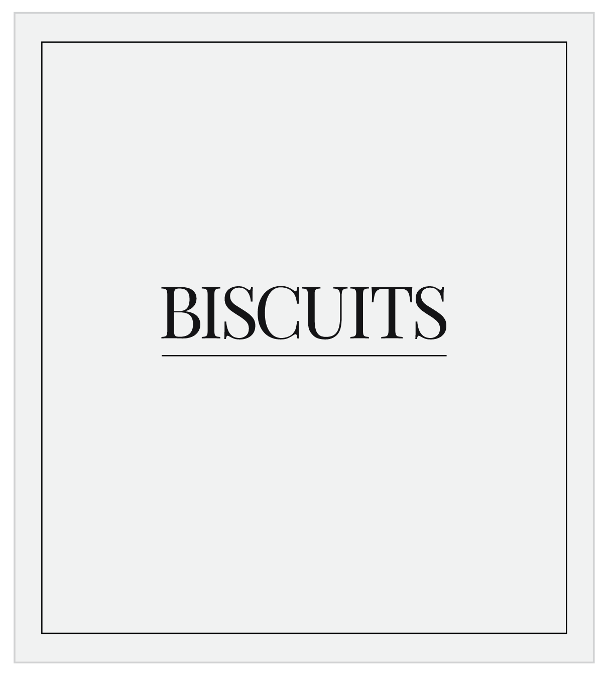 Biscuits Label