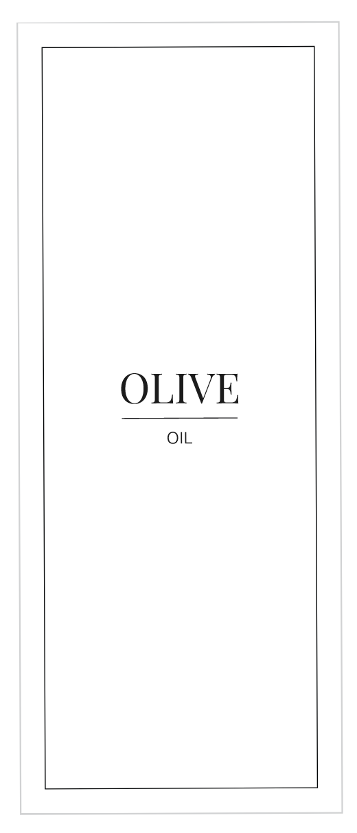 Olive Oil Label