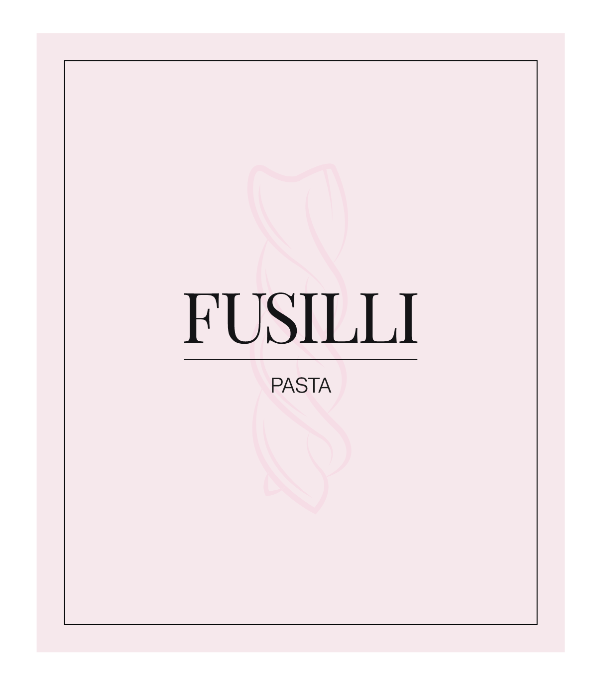 Fusilli Label