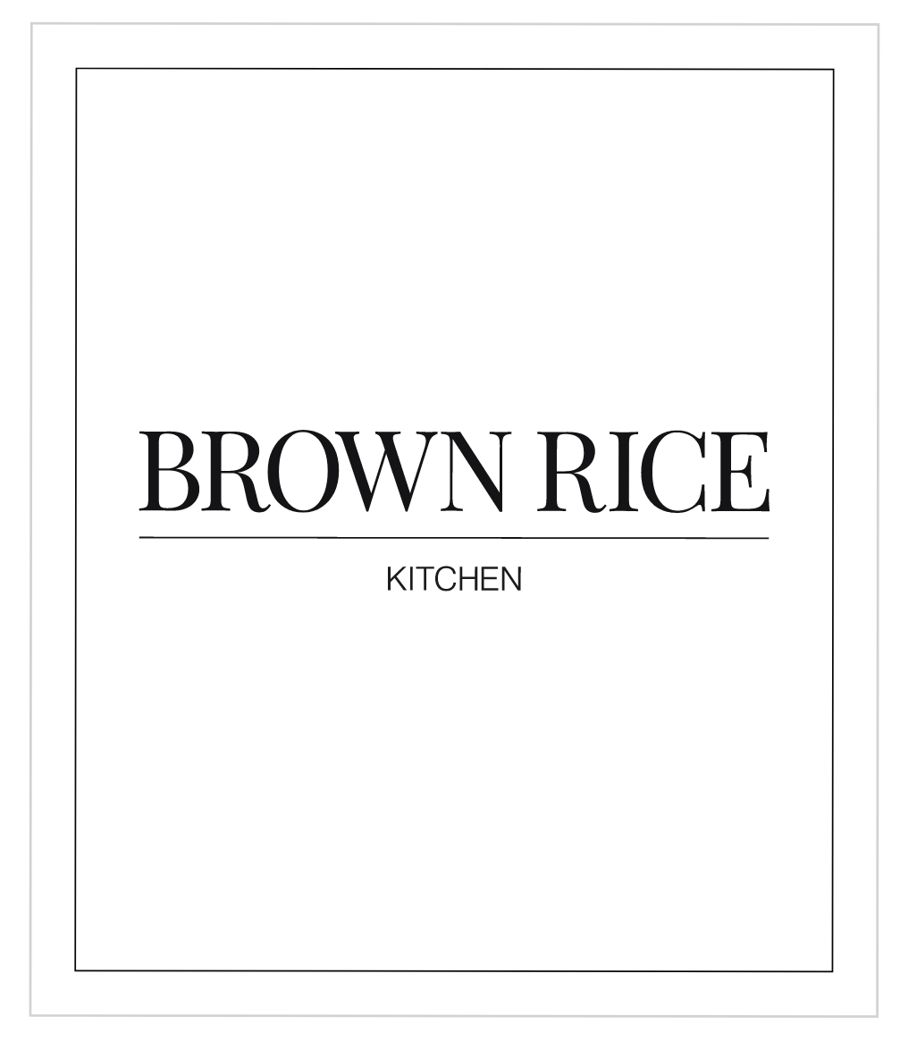 Brown Rice Label