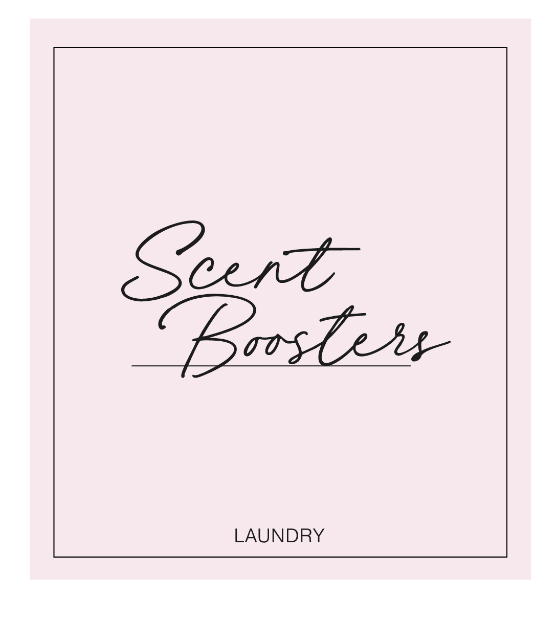 Scent Boosters Label