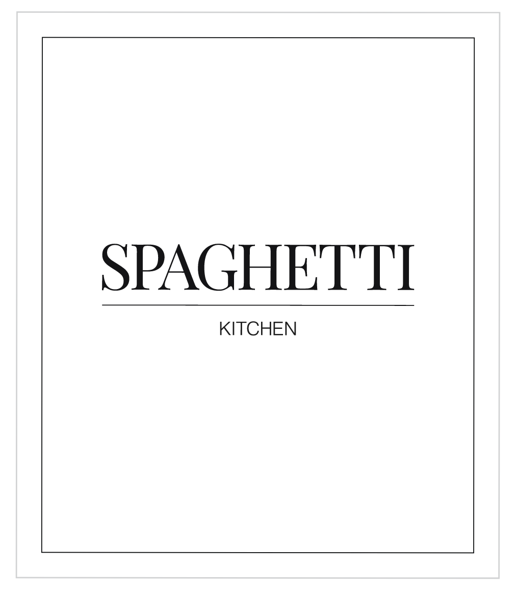 Spaghetti (Kitchen) Label