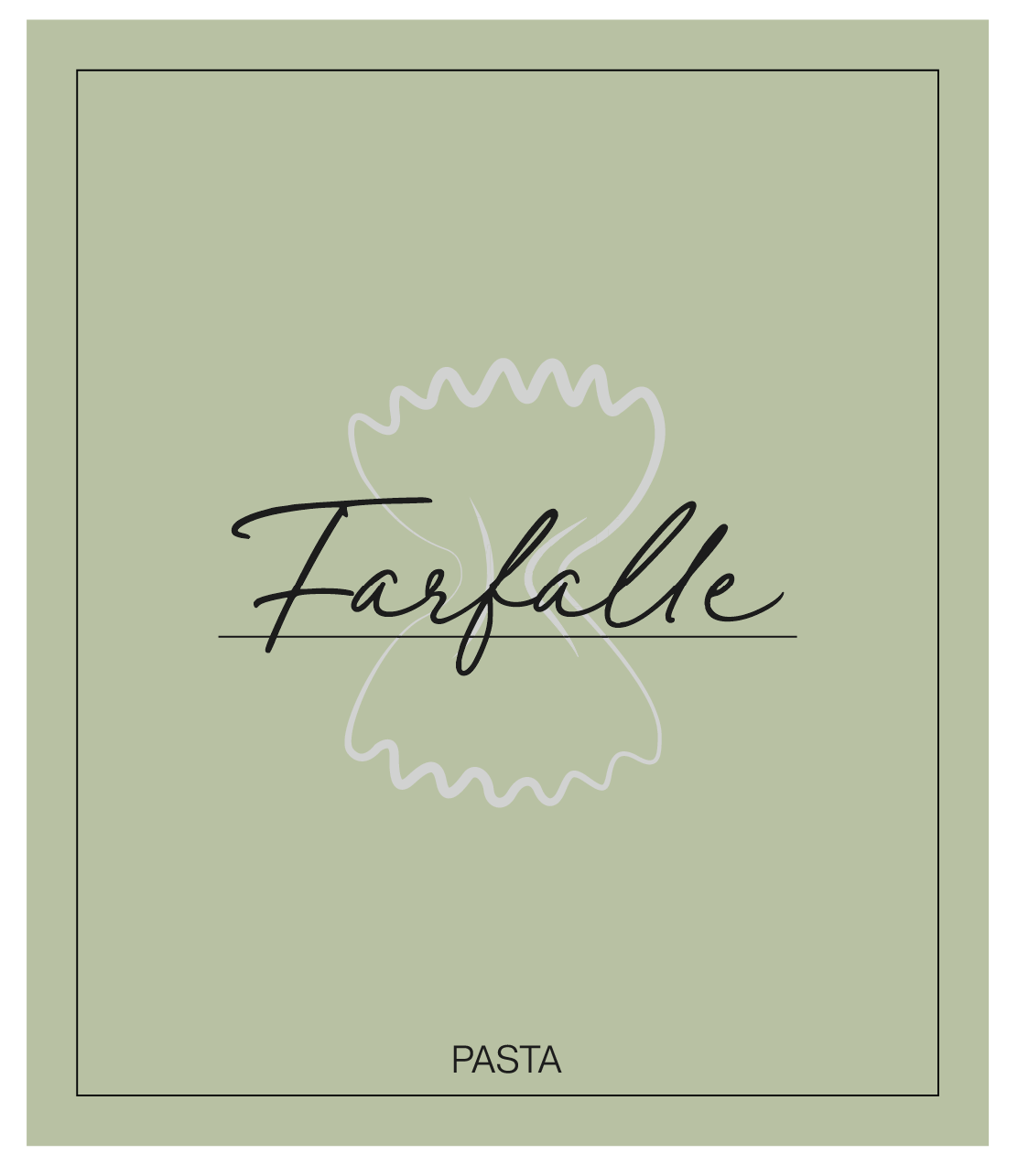 Farfalle Label
