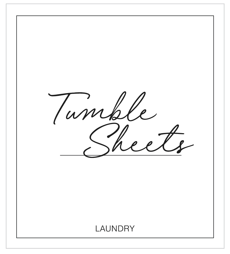 Tumble Sheets Label