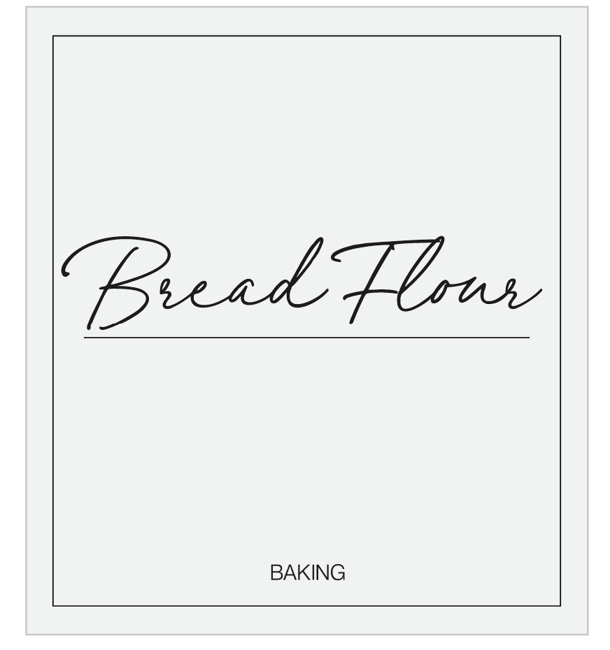 Bread Flour Label