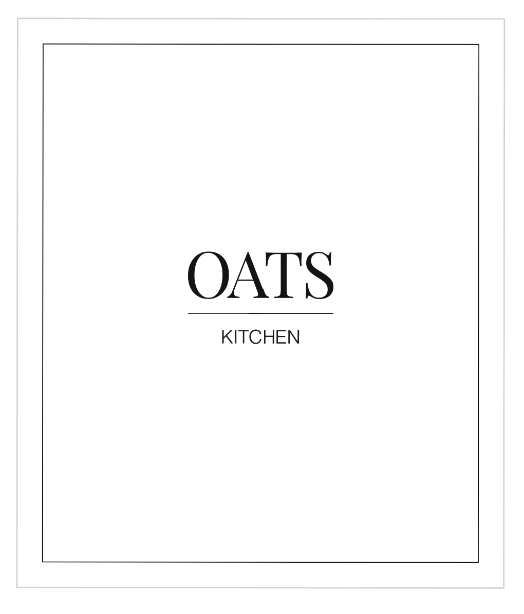 Oats (Kitchen) Label